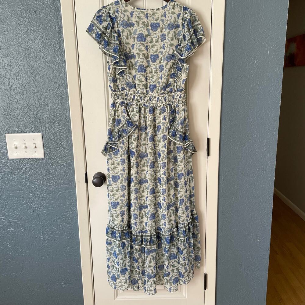 Max Studio Georgette Ruffle Maxi Dress - Picture 5 of 11